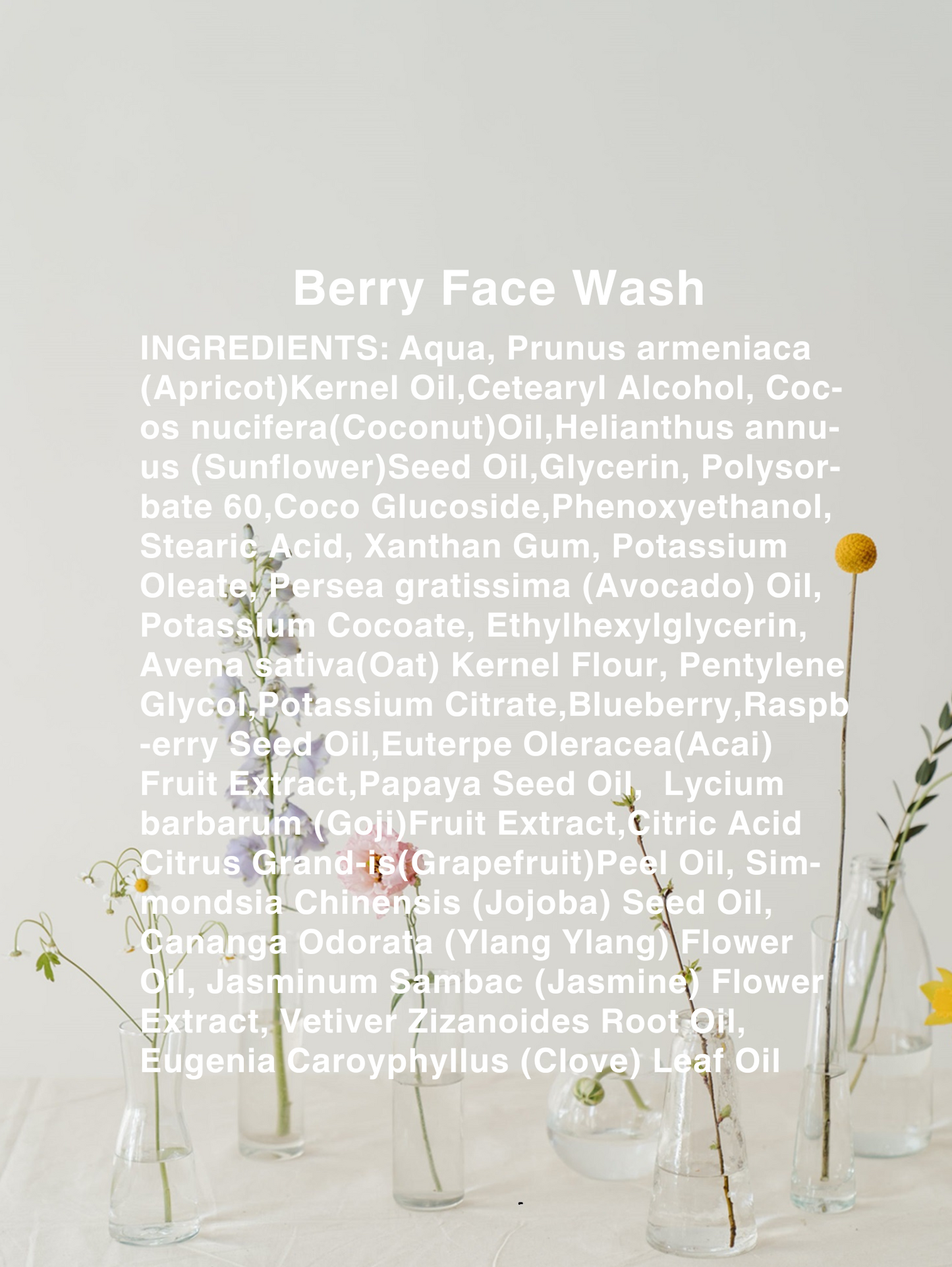 BERRY FACE WASH